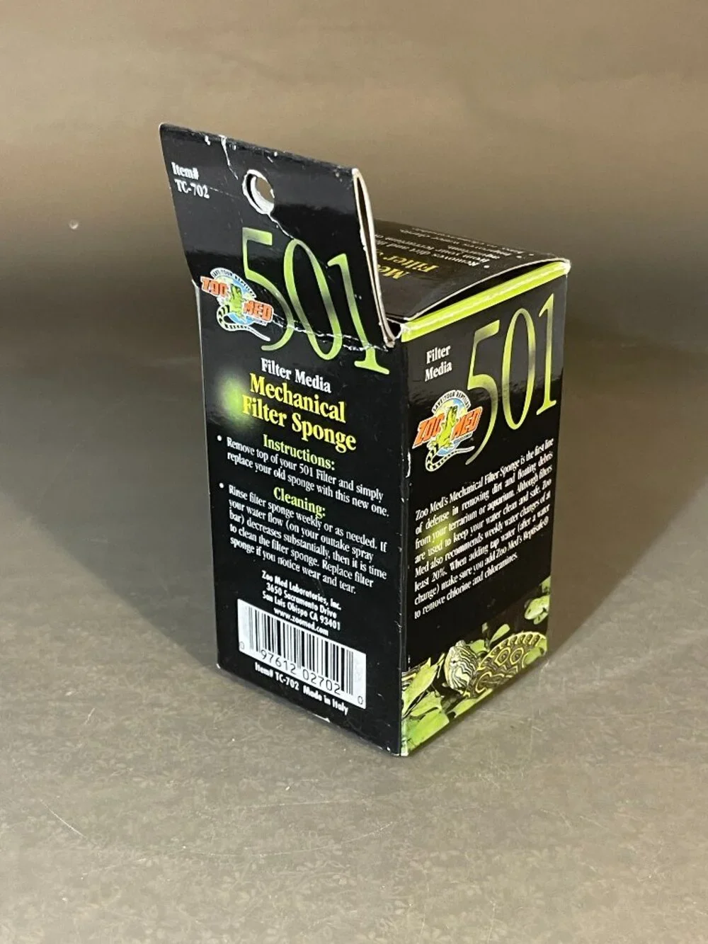Zoo Med Mechanical Filter Sponge for 15 / 501 Turtle Filter Item TC-702 (1962)
